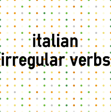 italian irregular verbs colanguage