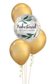 Du warst immer ein kompetenter und hilfsbereiter kollege und wirst hier in der firma fehlen. Folienballons Ruhestand Pension Rente Abschied Luftballons Zum Staunen Silke Andreas Schmitt