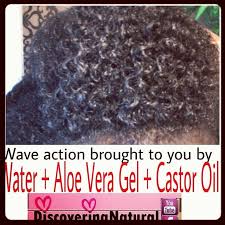 These same enzymes help lock moisture in your hair while also stimulating the hair follicles. Natural Hair Waves Curl Definition Using Water Aloe Vera Gel And Castor Oil Everything Natural Hair