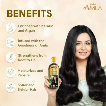 Dabur Amla Gold Hair Oil 200 ml - Luxury Perfumes Authentic Care Products Shop Now at Asrarco