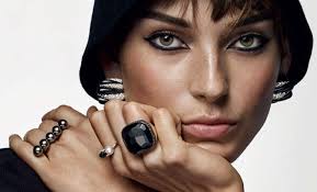 Julia Bergshoeff Dazzles for Vogue Paris September 2017 Beauty Pages