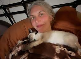 Personality of rescued grey cat