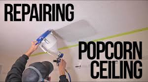 A temporary roof leak can lead to a popcorn c. Popcorn Ceiling Repair Patch The Right Way Youtube