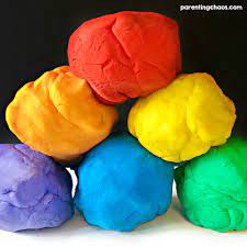 Dust a work surface indoor activities for kids how to make salt dough how to make paper mache how to make a bath. How To Make Playdough Without Flour Parenting Chaos