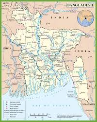 Through its subsidiaries in bangladesh, chevron produces natural gas and condensate from three fields in the northeast of the country. Large Detailed Map Of Bangladesh With Cities
