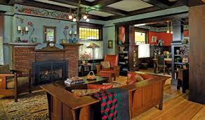 Attach the fabric to the top of the shelf, and then make two holes in the fabric, one on each side. Arts And Crafts Movement In America