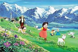 アルプスの少女ハイジの世界を探して | ひねくれ〇の旅日記 | アルプスの少女ハイジ, イラスト, 絵