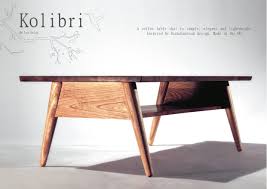A playful mix of light and dark. Kolibri Coffee Table Leo Dolan