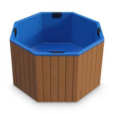 An inflatable hot tub costs less than a traditional the bestway saluspa inflatable hot tub comfortably holds seven people while offering a. Hot Tub Aa Kaminwelt Badefass Achteckig Bestellen Ofen De