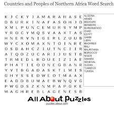 To begin the game, select a region from the map or the list and look at its flag, coat of arms and perhaps, even more information to help you learn geography. Geography Word Search Games Countries And Peoples Of Northern Africa Word Search Word Find Word Search Puzzles Printables Word Puzzles