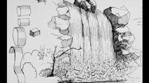 Drawing the outline of the water is simple enough. How To Draw A Waterfall With Pictures Wikihow