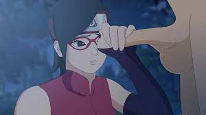 1boy 1girls 2d anal anal penetration anal sex animated ass ass  shake ass wiggle balls big ass big butt big penis black eyes black hair  boruto: naruto next generations