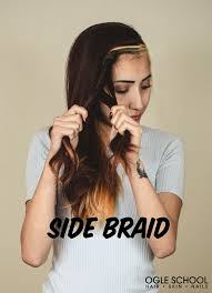 If you braid your hair with squeaky clean hair, it's more likely to be slippery and pieces will be more likely you'll want to make sure you pick up a straight line of hair going all the way from the hairline to the if your hair isn't quite long enough to fit into one single braid or even two side braids, vaccaro. Side Braid Tutorial Hair Hacks By Ogle School Cosmetology School Beauty School In Texas Ogle School