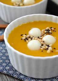 Recipe Korean Pumpkin Porridge With Rice Dumplings Hobakjuk Recipe Sweet Soup Food Recipes