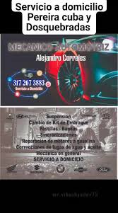 Mecánico a domicilio en Dosquebradas