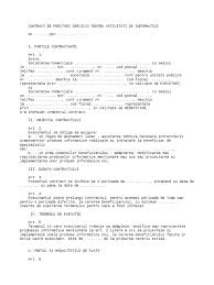 Încheiat prezentul contract de prestare de servicii, între. Contract De Prestari Servicii Model 1