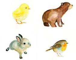 Watercolor Simple Animals Google Search Watercolor Animals Baby Animals Pet Portraits