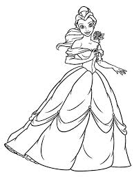 Disney princess belle coloring pages to print. Beauty And The Beast Colouring Pages To Print Below Is A Collection Of Beauty And The Beast Belle Coloring Pages Princess Coloring Pages Disney Coloring Pages