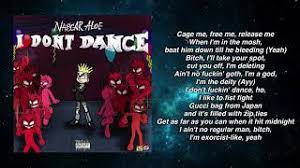 Video clip and lyrics freddy kruger freestyle by nascar aloe. Nascar Aloe I Don T Dance Lyrics Youtube
