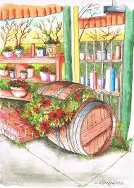 Find california zip codes by city or lookup which cities belong to a zip code. Barrel With Flowers In A Flower Shop In West Hollywood California Painting By Carlos G Groppa