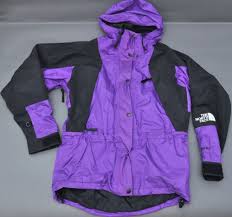 Black And Purple North Face Jacket The North Face Hooded Gore Tex Jacket Womens Size Small S Purple Black Thenorthface Raincoat