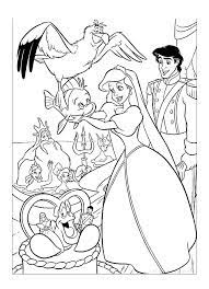 The main character has gorgeous long red hair and a green tail instead of legs. The Little Mermaid To Print The Little Mermaid Kids Coloring Pages