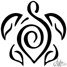 Black Outline Tribal Hawaiian Turtle Tattoo Design Checkout my new underwater video with dolphins and turtles in hawaii link. black outline tribal hawaiian turtle