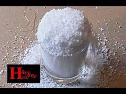 To melt ice, try sprinkling the surface with rock salt, which is effective down to 15f. How To Make Instant Snow In Few Seconds Insta Snow Powder By Super Absorbent Polymer Hacker007 Youtube