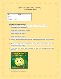 Siswa dapat menjelaskan jeinis reklame berdasarkan sifatnya 2. Penilaian Harian Tema 4 Subtema 2 Muatan Sbdp Kd 3 1 Worksheet
