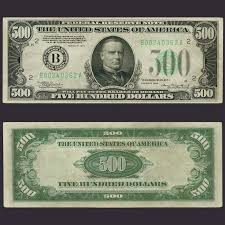 Every Bill Has A Story Especially This One Back When The Series 1934 500 Note Was First Issued Not A Lot Of F Banknotes Money Money Notes Money Collection
