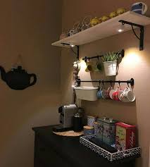 الاضاءة Coffee Bar Home Home Coffee Stations Coffee Table Styling