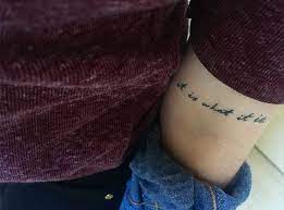 Quote Tattoo It Is What It Is Inner Elbow Arm Placement Happy Positive Cute Writing Elbow Tattoos Inner Ankle Tattoos Inner Elbow Tattoos