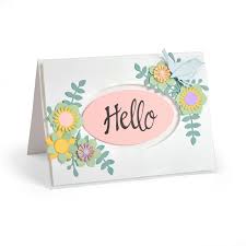 10 creative and easy greeting card making ideas for children. Hello Spring Card Spring Cards Hello Cards Craft Box Ideas