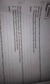 Pada satu kelas terdapat 24 siswa. Dalam Suatu Kelas Terdapat 45 Siswa 24 Siswa Memakai Dasi 26 Siswa Memakai Topi Dan 8 Siswa Memakai Brainly Co Id