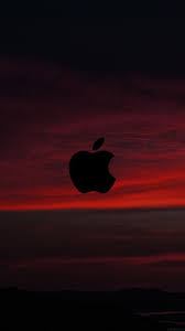 Red Sunset Sky Logo Apple Wallpaper Iphone Clean Black Ios Minimal Ip Protetores De Tela Papel De Parede Com Fundo Preto Imagem De Fundo Para Iphone How to deal with issue 'iphone flashing apple logo on and off'? red sunset sky logo apple