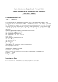 Scuola di Architettura e Design Eduardo Vittoria UNICAM Esame di ...