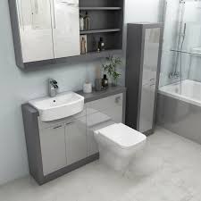 bathroom vanity units basin and toilet