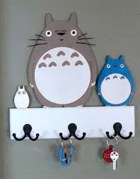 The Lineup Totoro Family Key And Leash Holder On Etsy 30 16 Manualidades Cajita De Costura Totoro