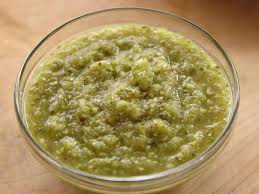 Roasted Tomatillo Sauce Recipe Food Network Recipes Roasted Tomatillo Tomatillo Sauce