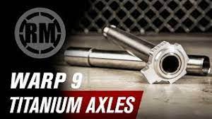 Warp 9 Titanium Motorcycle Axles Youtube