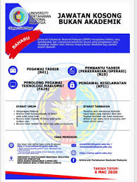 Please click on the job posting to find out more about the job, its requirements and how to apply.only shortlisted successful candidate. Gambar Iklan Jawatan Kosong Universiti Pertahanan Nasional Malaysia