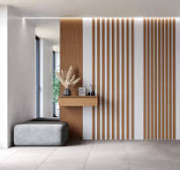 Pannello da parete in doghe di legno, pannello decorativo in ...