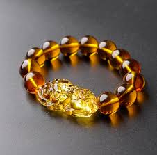 Natural Citrine Stone Lucky Pi Xiu Wealth Bracelet In Stock Usa Yellow Bracelet Beads Beaded Bracelets Bracelets For Men