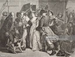 French, girondins, moderate republicans in the first french revolution. Stock Illustration The Revolutionary Charlotte Cordays Arrest In Paris Supporter Of The Girondins French Stock Illustration French Revolution Illustration