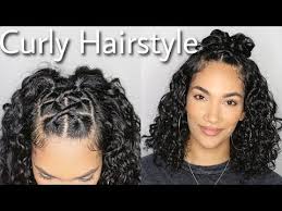 We brings you the best curly hairstyles from natural from cute, trendy, even baddie, slayed edges curly hair on instagram, youtube, twitter, v.v. Easy Rubber Bands Hairstyle For Curly Hair Curly Hairstyle Youtube Curly Hair Styles Easy Curly Hair Styles Naturally Curly Hair Styles