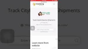 Supports tracking of domestic mail delivery service, international mail delivery service, and etc. City Link Tracking Number Youtube