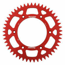 Supersprox Aluminum Red Motorcycle Chains Sprockets And