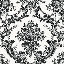 Black And White Floral Wallpaper Canada The Wallpaper Company 8 In X 10 In Black And White Mid Scale Damask Wallpaper Sample Wc1283370 Damask Wallpaper Wallpaper Companies Black And White Wallpaper
