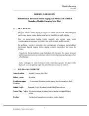 Sehingga penekanan biaya penyediaan bahan pakan hijauan akan lebih sulit untuk dilakukan. Maidah Farming Docx Maidah Farming Sdn Bhd Kertas Cadangan Penternakan Ternakan Lembu Daging Dan Memasarkan Hasil Ternakan Maidah Farming Sdn Bhd 1 0 Course Hero