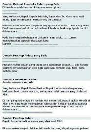 David nunan dalam azies dan alwasilah, (1996:85), mengemukakan bahwa teknik dictogloss, yaitu sebuah teknik dalam pengajaran menyimak yang tergolong komunikatif. Buatlah Satu Kalimat Pembukaan Pidato Yang Baik Brainly Co Id